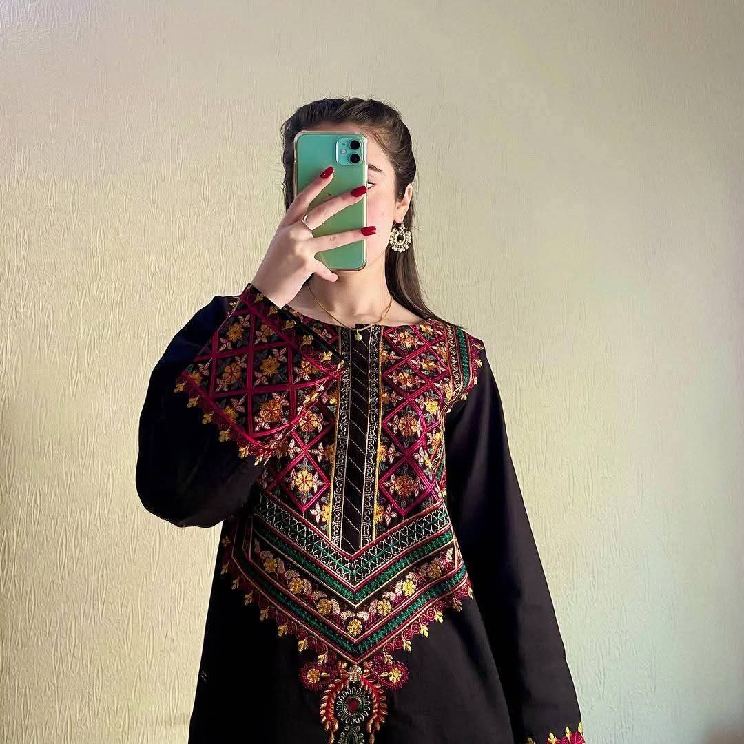 Salap Cotton 2 Piece | Full Embroidery Work | Driver Fashion Naogaon